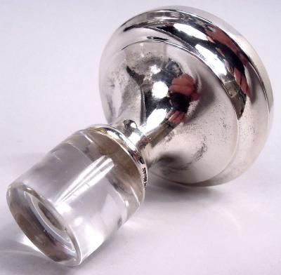  Gorham Manufacturing Co Antique Gorham Edwardian Regency Enamel Crystal Perfume Bottle