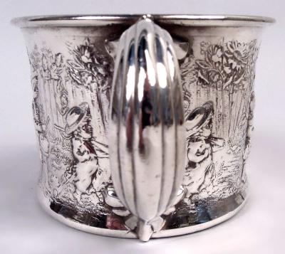  Gorham Manufacturing Co Antique Gorham Edwardian Sterling Silver Boy s Expedition Baby Cup