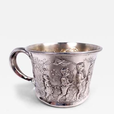 Gorham Manufacturing Co Antique Gorham Edwardian Sterling Silver Boy s Expedition Baby Cup