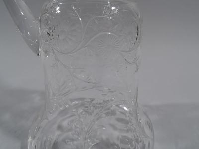  Gorham Manufacturing Co Antique Gorham Edwardian Sterling Silver Crystal Decanter