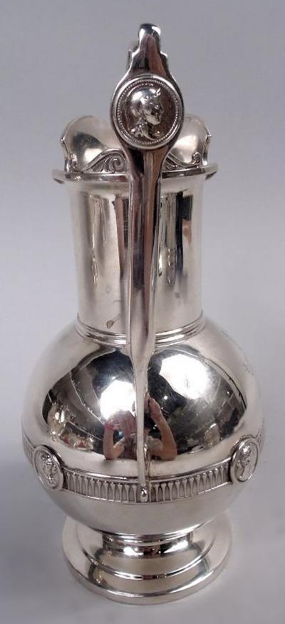 Gorham Manufacturing Co Antique Gorham Medallion Coin Silver 5 Piece Coffee Tea Set