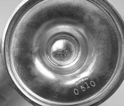  Gorham Manufacturing Co Antique Gorham Medallion Coin Silver Mustard Pot