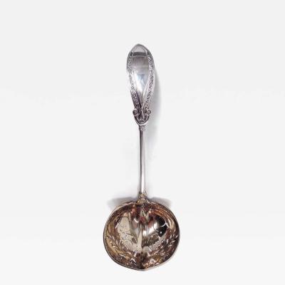  Gorham Manufacturing Co Antique Gorham Persian Aesthetic Sterling Silver Pierced Ladle