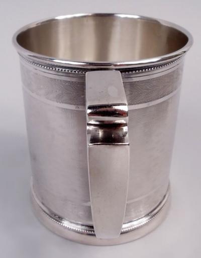 Gorham Manufacturing Co Antique Gorham Victorian Classical Coin Silver Baby Cup