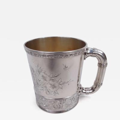  Gorham Manufacturing Co Antique Gorham Victorian Classical Sterling Silver Baby Cup 1888