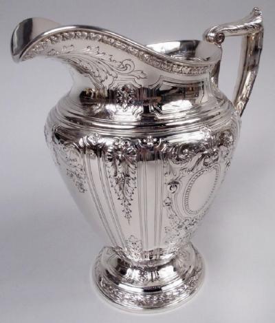  Gorham Manufacturing Co Antique Gorham Water Pitcher in Desirable Maintenon Pattern 1929