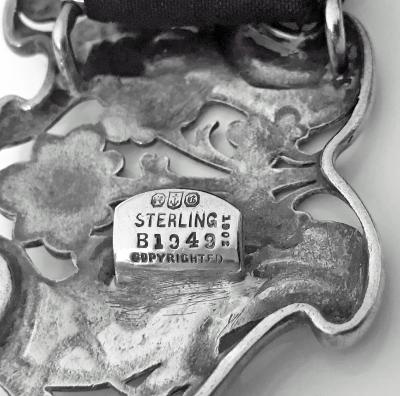  Gorham Manufacturing Co Gorham Art Nouveau Sterling Buckle 1902 