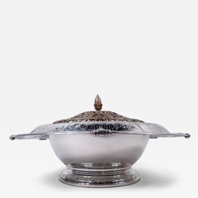  Gorham Manufacturing Co Gorham Florenz Sterling Silver Centerpiece Flower Bowl 1924