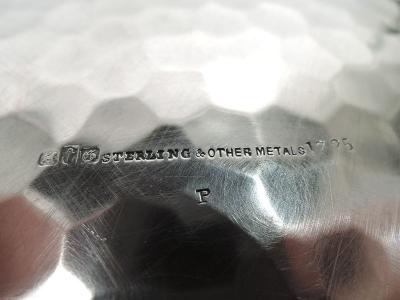  Gorham Manufacturing Co Gorham Japonesque Mixed Metal Bowl with Fruiting Apple Branch 1883