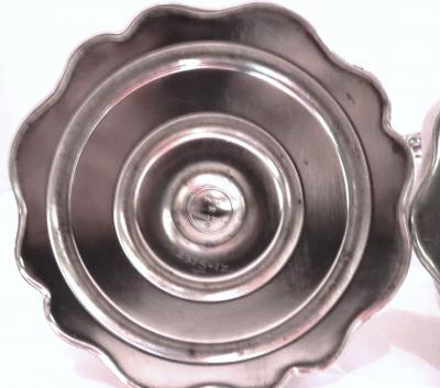  Gorham Manufacturing Co Gorham Silver Plate Baroque Style 5 Lilght Candelabra Pair