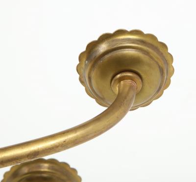  Gorham Manufacturing Co Gorham Solid Brass Antique Candlesticks