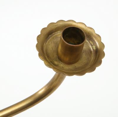  Gorham Manufacturing Co Gorham Solid Brass Antique Candlesticks