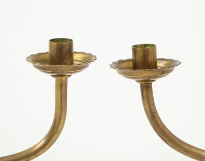  Gorham Manufacturing Co Gorham Solid Brass Antique Candlesticks