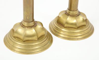  Gorham Manufacturing Co Gorham Solid Brass Antique Candlesticks