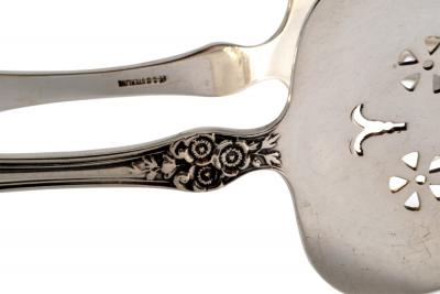 Gorham Manufacturing Co Gorham Sterling Serving Tongs Buttercup Pattern c a 1899 Asparagus Sandwich