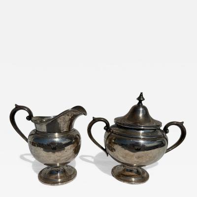  Gorham Manufacturing Co Gorham Sterling Silver Creamer and Sugar Bowl