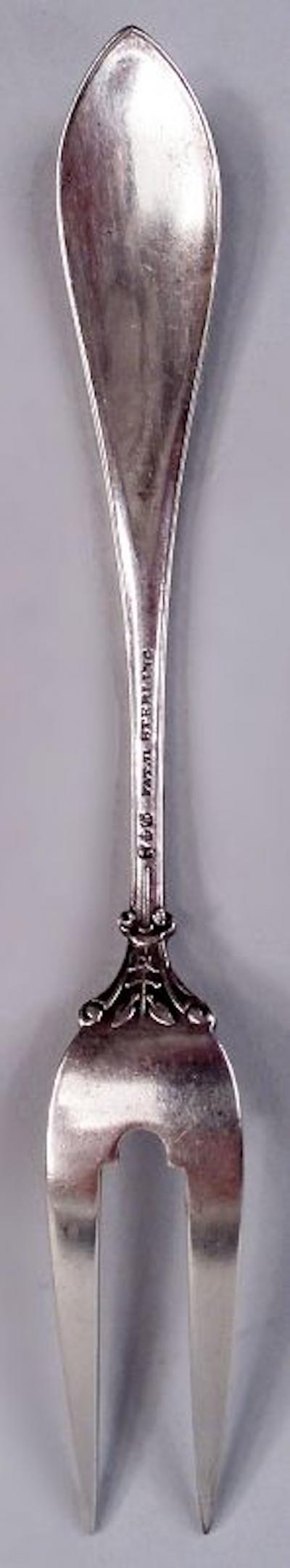  Gorham Manufacturing Co Gorham Sterling Silver Strawberry Forks in Aesthetic Palm Pattern