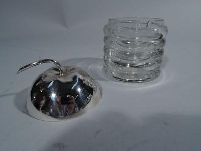  Gorham Manufacturing Co Gorham Sterling Silver and Glass Jam Jar