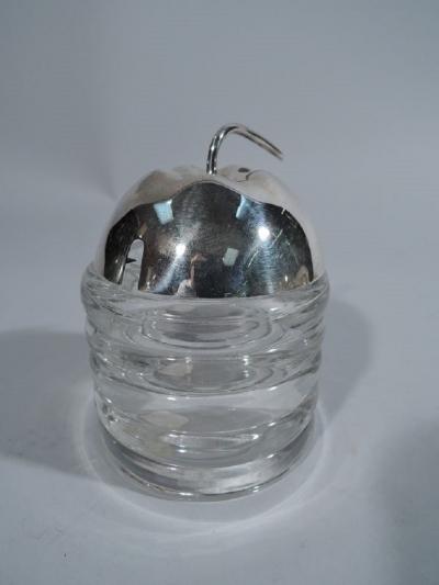  Gorham Manufacturing Co Gorham Sterling Silver and Glass Jam Jar