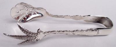  Gorham Manufacturing Co Gorham Strasbourg Sterling Silver Ice Tongs