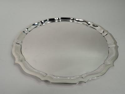 Gorham Manufacturing Co Large and Heavy Gorham Chippendale Sterling Silver Serving Tray