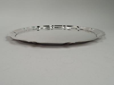 Gorham Manufacturing Co Large and Heavy Gorham Chippendale Sterling Silver Serving Tray