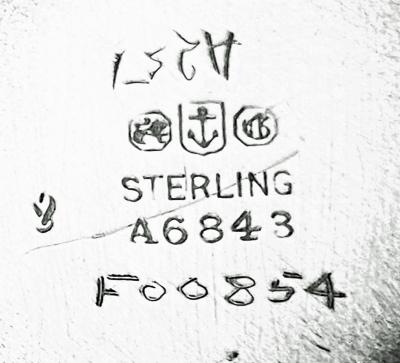  Gorham Manufacturing Co Pair of Antique Gorham Sterling Silver Column Candlesticks 1912