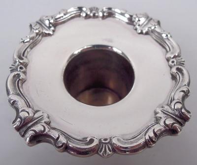  Gorham Manufacturing Co Pair of Gorham Victorian Classical Repousse Chambersticks 1891