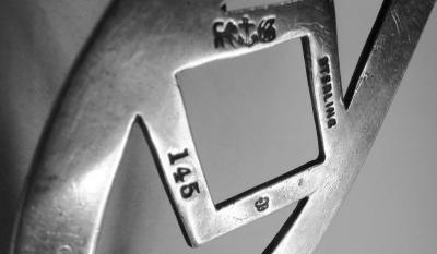 Gorham Manufacturing Co Rare Gorham Victorian Sterling Silver Octopus Chatelaine 1887