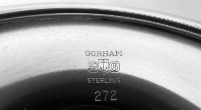  Gorham Manufacturing Co Set of 10 Gorham Sterling Silver Goblets in 272 Puritan Pattern
