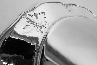  Gorham Manufacturing Co Set of 12 Gorham Edwardian Art Nouveau Martel Silver Dinner Plates