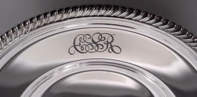  Gorham Manufacturing Co Set of 12 Gorham Kensington Sterling Silver Bread Butter Plates