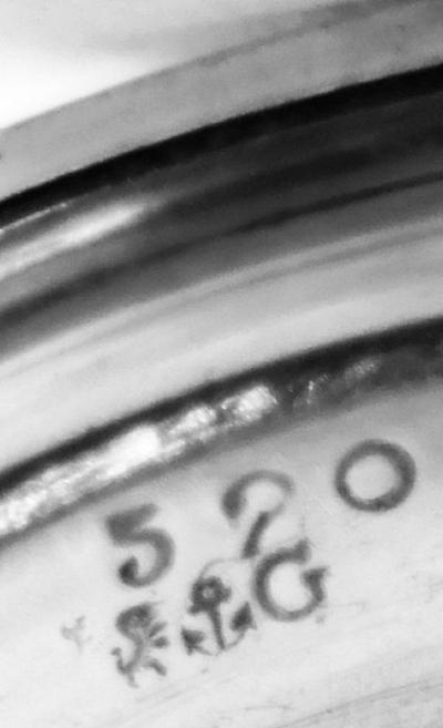  Gorham Manufacturing Co Two Pairs of Gorham Medallion Coin Silver Salt Peppers with Spoons