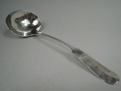  Gould Ward Antique Baltimore Federal Classical Silver Ladle by Gould Ward