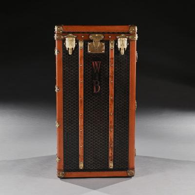 Goyard Goyard Trunk A Rare Early 20th Century Steamer or Wardrobe Trunk