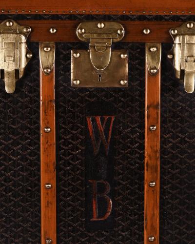 Goyard Goyard Trunk A Rare Early 20th Century Steamer or Wardrobe Trunk