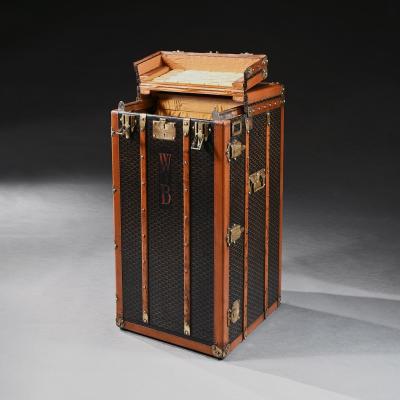 Goyard Goyard Trunk A Rare Early 20th Century Steamer or Wardrobe Trunk