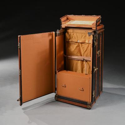 Goyard Goyard Trunk A Rare Early 20th Century Steamer or Wardrobe Trunk