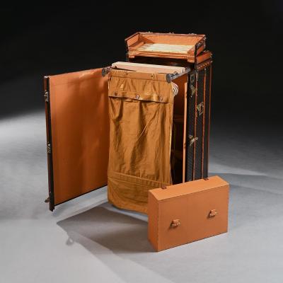 Goyard Goyard Trunk A Rare Early 20th Century Steamer or Wardrobe Trunk
