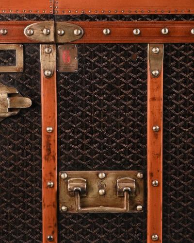 Goyard Goyard Trunk A Rare Early 20th Century Steamer or Wardrobe Trunk