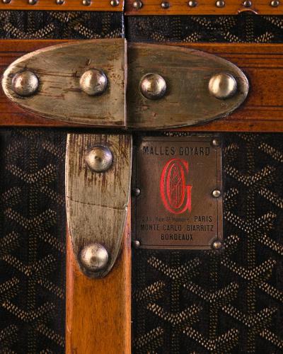 Goyard Goyard Trunk A Rare Early 20th Century Steamer or Wardrobe Trunk