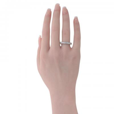  Graff Graff Platinum 2 00cttw Round Diamond 3 5mm Wide Eternity Band