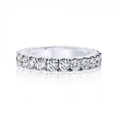  Graff Graff Platinum 2 00cttw Round Diamond 3 5mm Wide Eternity Band