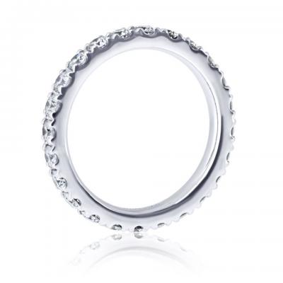 Graff Graff Platinum 2 6mm Castle Set Eternity 1 00cttw Band