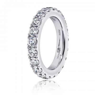  Graff Graff Platinum Round Diamond 3 1mm Wide 2 00cttw Eternity Band