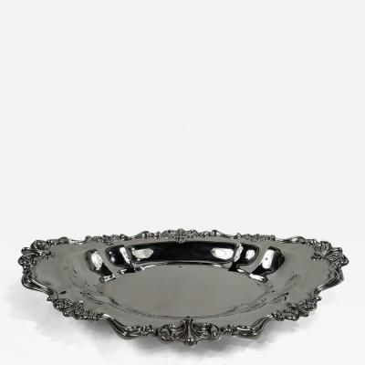  Graff Washbourne Dunn Antique American Edwardian Classical Sterling Silver Bread Tray