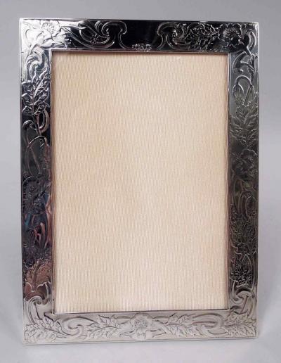  Graff Washbourne Dunn Graff Washbourne Dunn Art Nouveau Sterling Silver Picture Frame