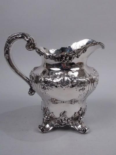  Graff Washbourne Dunn JE Caldwell American Edwardian Classical Sterling Silver Water Pitcher