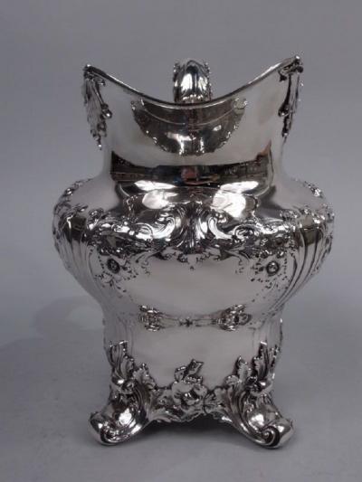  Graff Washbourne Dunn JE Caldwell American Edwardian Classical Sterling Silver Water Pitcher