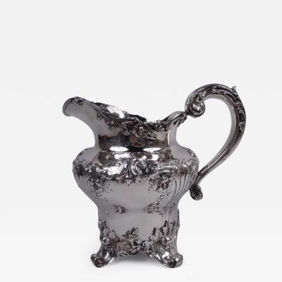  Graff Washbourne Dunn JE Caldwell American Edwardian Classical Sterling Silver Water Pitcher